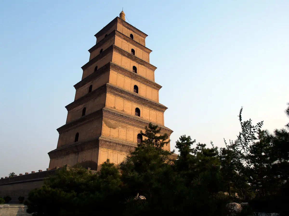 The Giant Wild Goose Pagoda in Xi'an